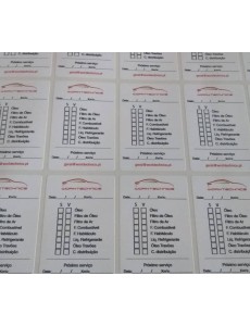 Etiquetas de Revisão - 100 Unidades